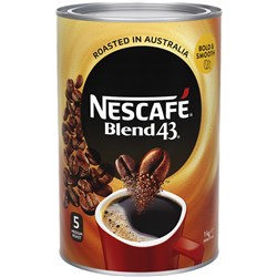 Nescafe Blend 43 Instant Coffee 1kg Can 