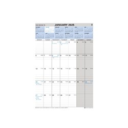 Debden Calendar Wall Planner 210 x 297mm Month To View Wiro