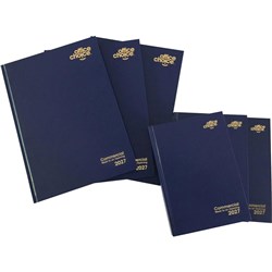 Office Choice Commercial Diary A4 Week To View Blue 