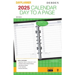Debden Dayplanner Refill Desk 140 x 216mm Dated Day To Page