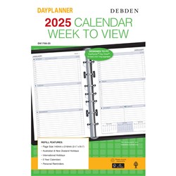 Debden Dayplanner Refill Desk 140 x 216mm Dated Week To View