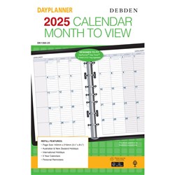 Debden Dayplanner Refill Desk 140 x 216mm Dated Month To View