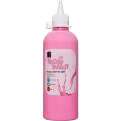 EC UV Glow Paint 500ml Pink 