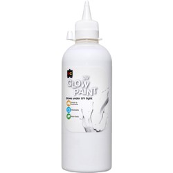 EC UV Glow Paint 500ml White 