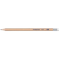 Staedtler Natural Exam Eraser Tip Graphite Pencils 2B Pack of 12